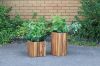Picture of BISTRO Outdoor Square Wooden Pot/Planter (34x34x32)