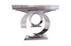 Picture of OMEGA 180 Marble Top Dining Table with Round Steel Legs