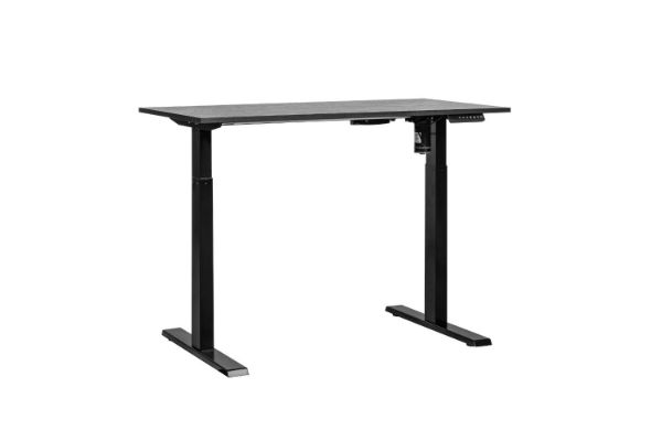 Picture of SUMMIT Adjustable Height Desk (Black Top) - 120 Width Desk Top