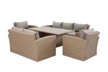 Picture of ZANE 5PC Wicker Outdoor Sofa Set 