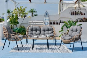 Picture of RIVERSDALE Outdoor 4PC Lounge Set with Coffee Table