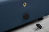 Picture of PRESTIGE Queen Bed Base (Navy Blue) - Bed Base with Wheel Legs