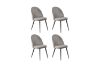 Picture of HAMBURGER Dining Chair (Grey) - Single