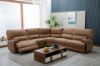 Picture of STARC Modular Power Recliner Sectional Sofa with Console (Air Leather in Sandstone Colour)