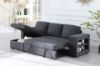 Picture of LUCENA Reversible Sectional Sofa Bed with Storage (Dark Grey)