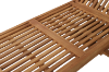 Picture of BALI Outdoor Solid Teak Sun Lounger with Slide Out Tray