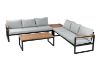 Picture of AMBERLEY Aluminum Frame Sectional Outdoor Sofa Set with Coffee Table & Corner Table