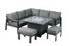 Picture of MELBURY Mini Modular Outdoor Set with Fire Pit Table (Aluminium Frame)