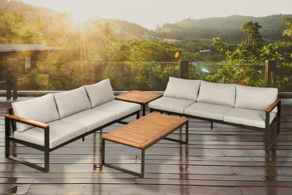 Amberley Aluminum Frame Sectional