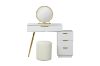 Picture of JASMINE 80-116 Extendable Dressing Table with Light Mirror and Stool