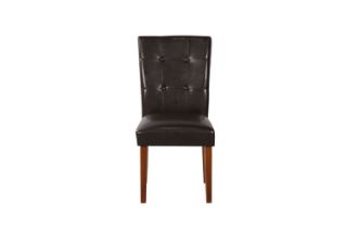 Picture of SOMMERFORD Tufted PU Leather Dining Chair (Dark Brown) - Single