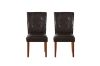 Picture of SOMMERFORD Tufted PU Leather Dining Chair (Dark Brown) - Single