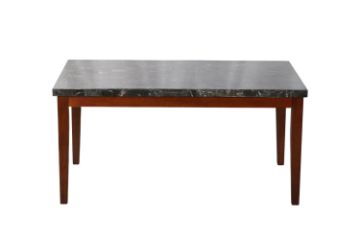 Picture of SOMMERFORD 163 Marble Top Dining Table (Dark Tiles Pattern)
