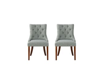 Picture of TYLER Dining Chair (Light Grey) - 2 Chairs in 1 Carton