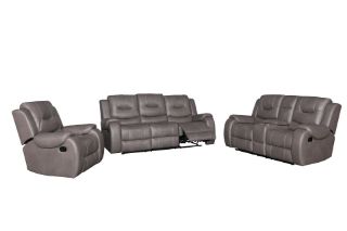 Picture of BROOKLYN Reclining Sofa Range - 3RR+2RRC+1R Sofa Set