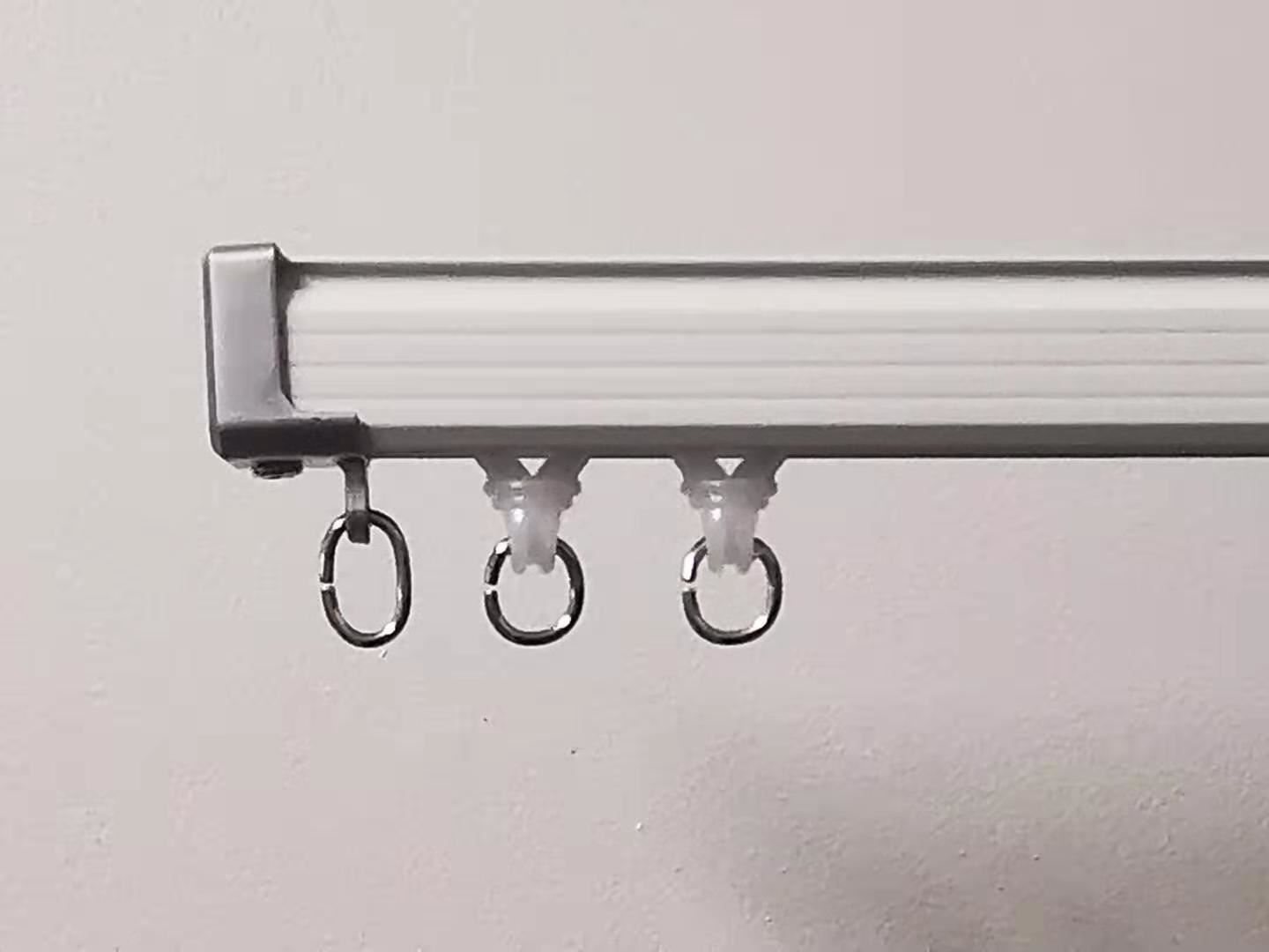 Aluminum Curtain Track /m double reinforce