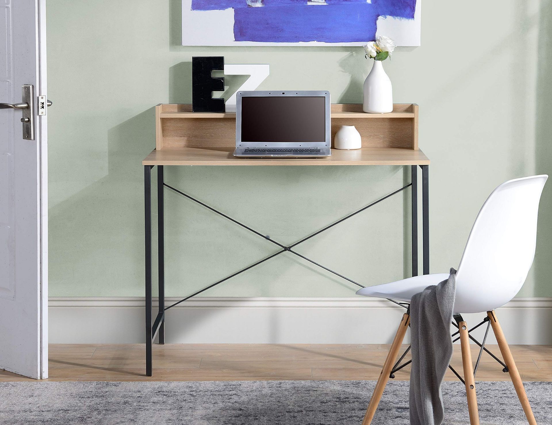 HUDSON Computer Desk with Hutch