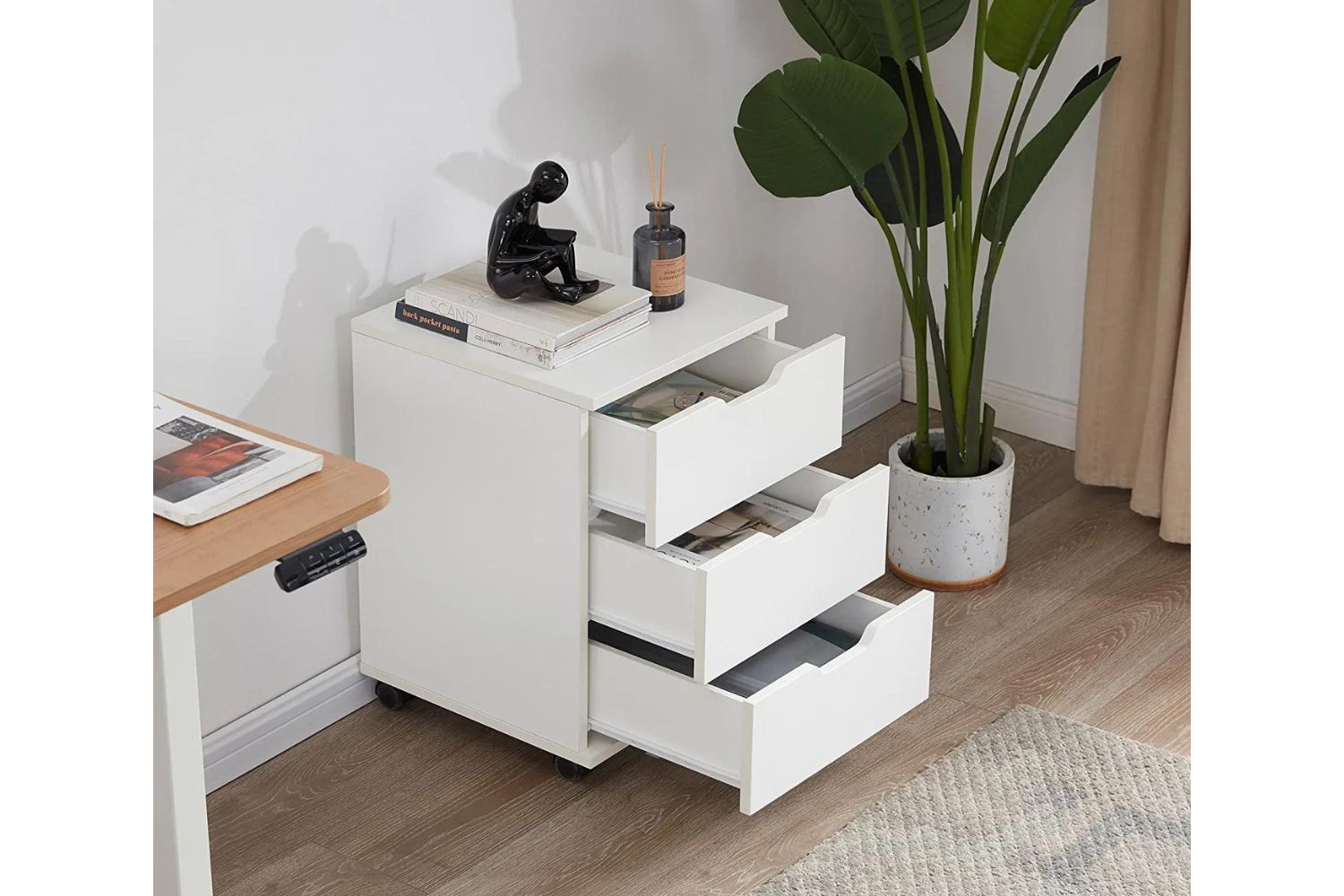 ATLAS 3Drawer File (White)