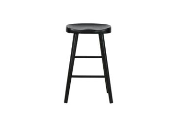 Picture of WINSOME Solid Wood Bar Stool (Black)
