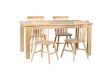 Picture of VICTOR 5PC Dining Set (Natural) - 1.4M Table + 4x Chairs