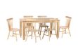 Picture of VICTOR 7PC Dining Set (Natural) - 1.6M Table + 6x Chairs