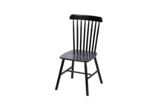 Picture of WINDSOR Rubber Wood Dining Chair (Black) - Each