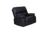 Picture of BOSTON  Reclining Sofa (Black) - 2 Seater Recliners + Console (2RRC)