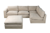 Picture of SKYLAR Feather-Filled Sectional Modular Fabric Sofa (Sandstone)