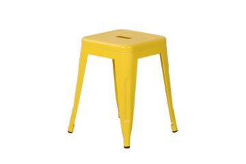 Picture of TOLIX Replica Stool Seat H45 - Yellow
