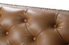 Picture of VICTOR Tuxedo Style Full Genuine Leather Sofa (Brown) - 4 Seater