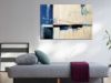 Picture of ABSTRACT ART (ILLUSION II) - Frameless Canvas Print Wall (120cmx80cm)