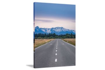 Picture of ROAD AT LAKE TEKAPO - Frameless Canvas Print Wall Art (120cmx80cm)