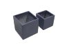 Picture of AMBLER Grey Square Flower Pot (Big/Small)