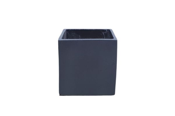 Picture of AMBLER Grey Square Flower Pot - Big Size