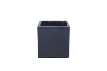 Picture of AMBLER Grey Square Flower Pot - Small Size