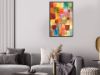 Picture of UNTITLED 1914 By Paul Klee - Black Framed Canvas Print Wall Art (100cmx80cm)