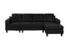 Picture of KLARA Reversible Chaise Sectional Sofa (Black)