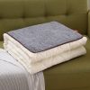 Picture of 2-in-1 Multifunction Throw Pillow & Cotton Blanket/Quilt - Large Size (Grey)