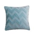 Picture of FLUFFY Embroidery Pillow Cushion with Inner Assorted (45x45cm) - Cushion 82406 (Blue)