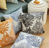 Picture of PALM LEAVES 3D Jacquard Pillow Cushion with Inner Assorted (Multiple Sizes)