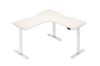 Picture of UP1 L-SHAPE Adjustable Height Desk Top Only - 150cm Long (White)