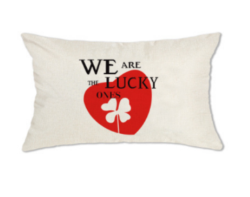 Picture of LUMBAR Throw Pillow Cushion with Inner Assorted (30x50cm) - Cushion 1653 (We Are The Lucky Ones)