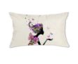 Picture of LUMBAR Throw Pillow Cushion with Inner Assorted (30x50cm) - Cushion 1785 (Floral Girl)