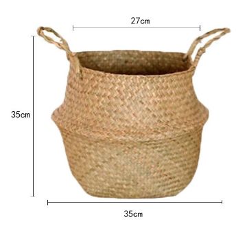 Picture of SEAGRASS Belly Basket/Floor Planter/Storage Belly Basket (Natural Colour) - Extra Large