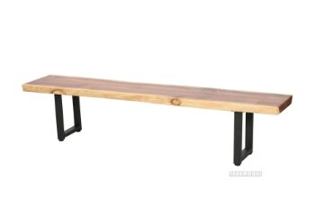 Picture of TASMAN Solid NZ Pine Bench (Live Edge) - 1.8M