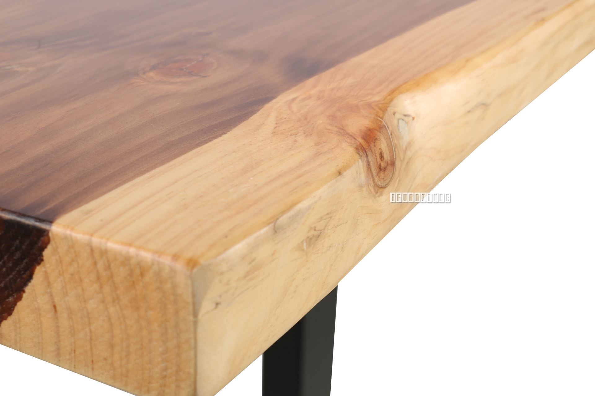 TASMAN Solid NZ Pine Wood 1.6M/1.8M/2.0M/2.2M/2.4M Dining Table (Live Edge)