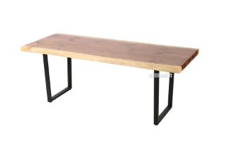 Picture of TASMAN Solid NZ Pine Dining Table (Live Edge) - 2.2M