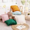 Picture of TASSEL Hand-Knitted Square Cushion with Inner (45cmx45cm)