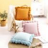 Picture of TASSEL Hand-Knitted Square Cushion with Inner - Sky Blue