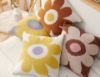 Picture of DAISY Floral Style Square Jacquard Cushion with Inner (45cmx45cm)